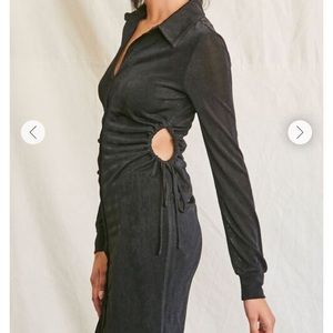 Black Cut Out Mini Dress